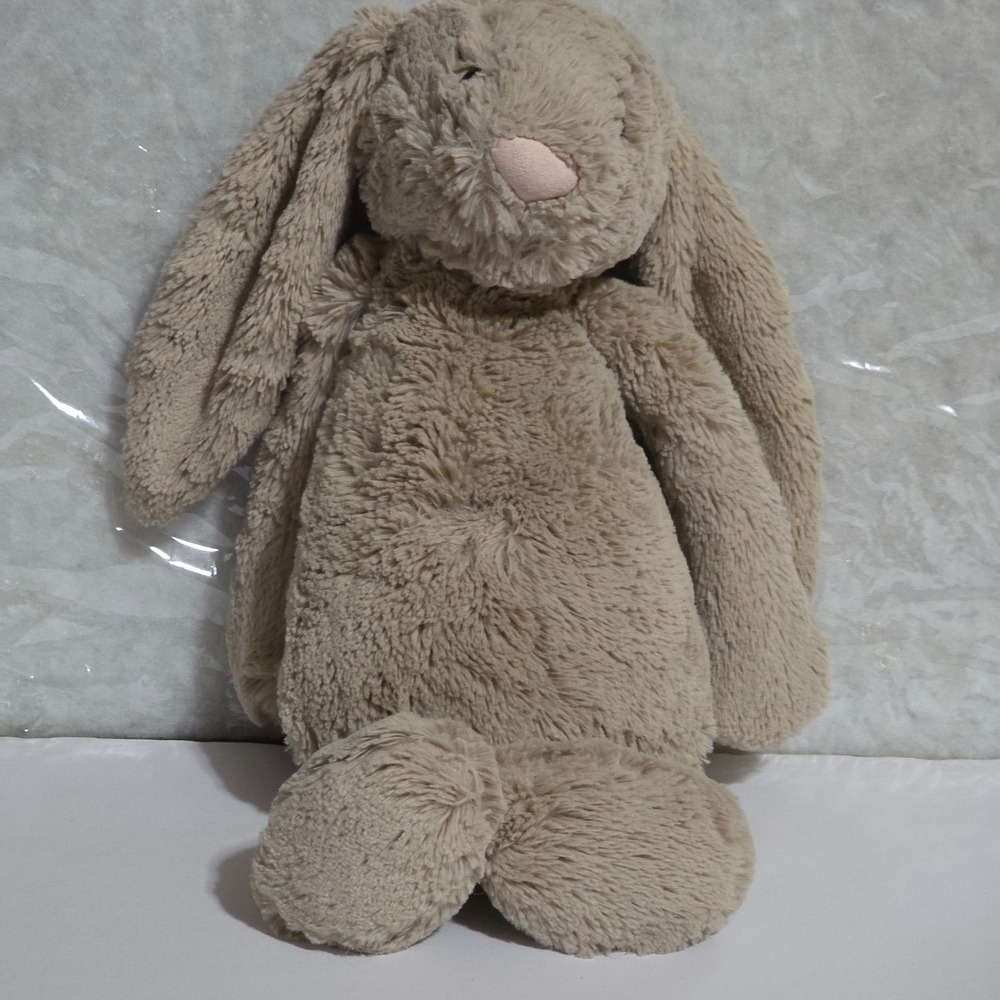 Jellycat Bashful Bunny Beige Rabbit Large 15" Plush JCINC3094